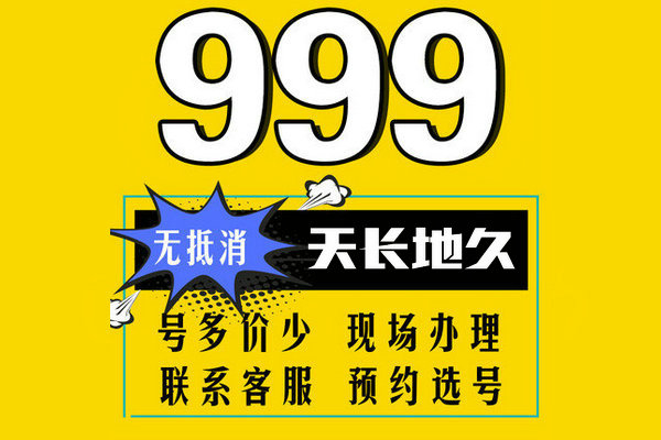 成武尾号999手机靓号